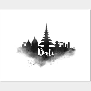 Bali watercolor Posters and Art